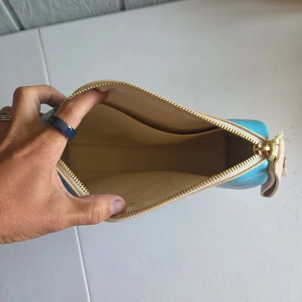 SPARTINA 449 Carry All Travel Makeup Case Daufuskie Island Coated Vinyl NWT